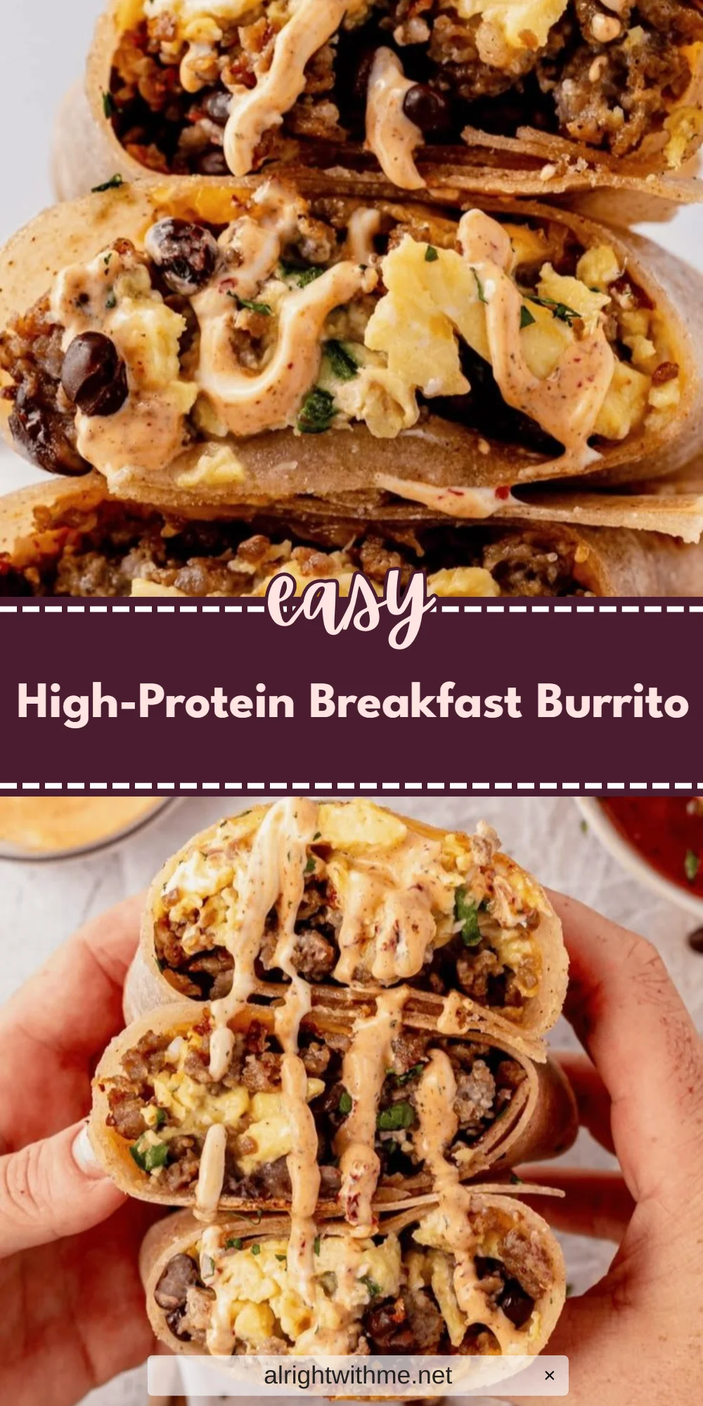 High-Protein Breakfast Burrito