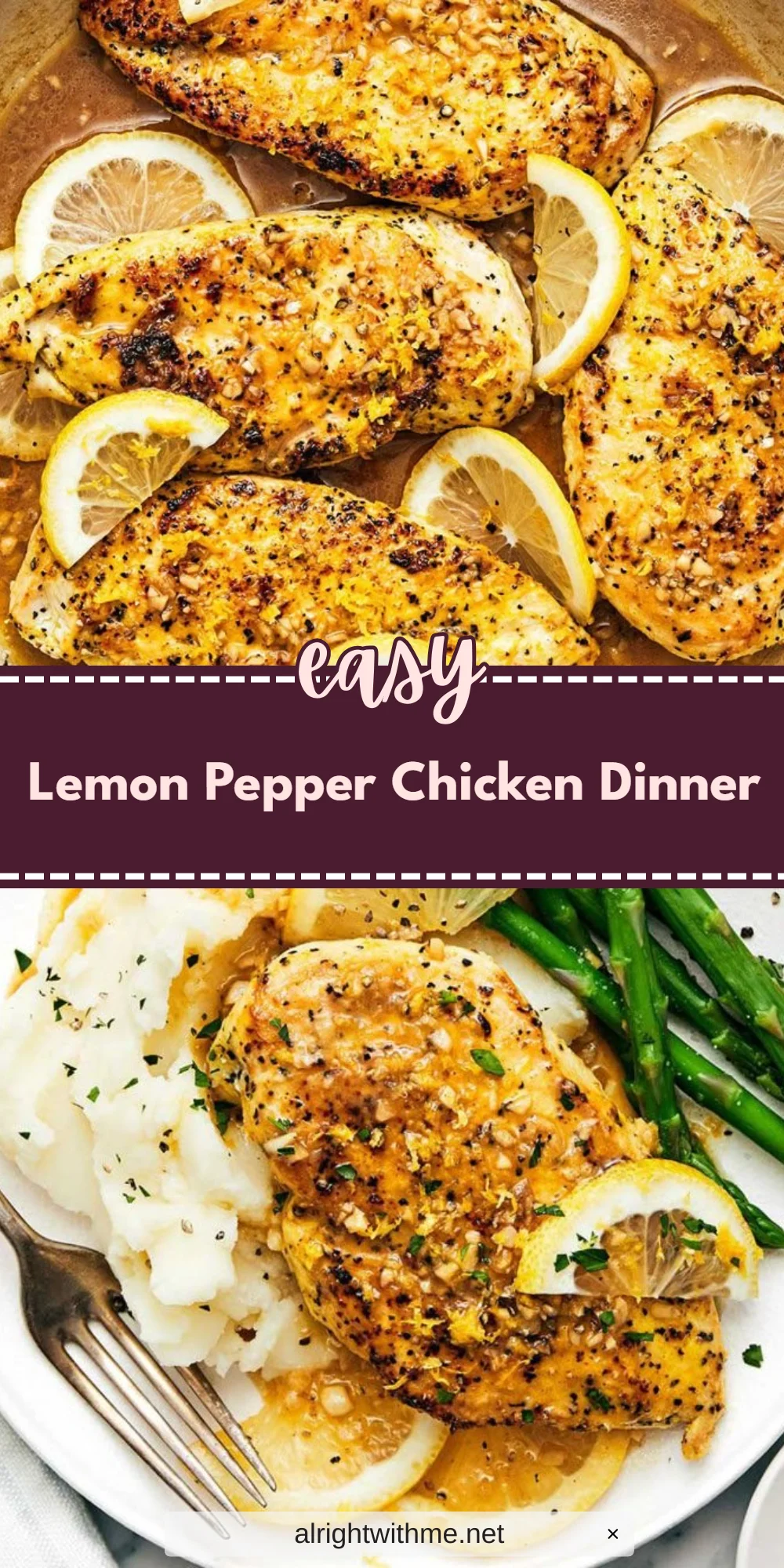 Lemon Pepper Chicken Dinner