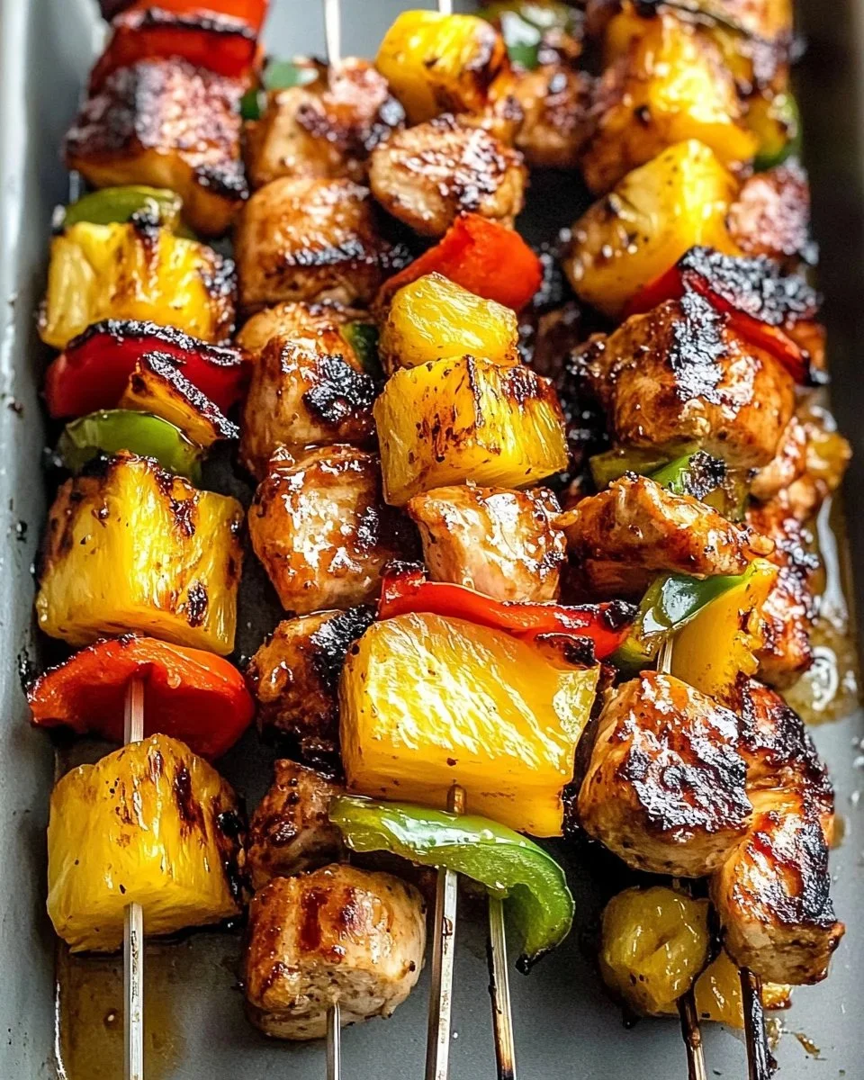 Pineapple Chicken Kabobs