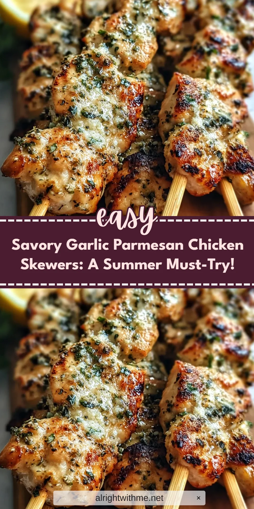 Savory Garlic Parmesan Chicken Skewers: A Summer Must-Try!
