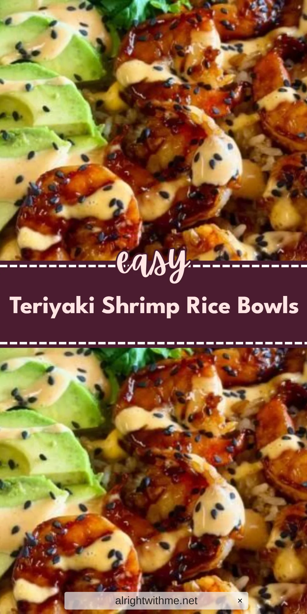 Teriyaki Shrimp Rice Bowls