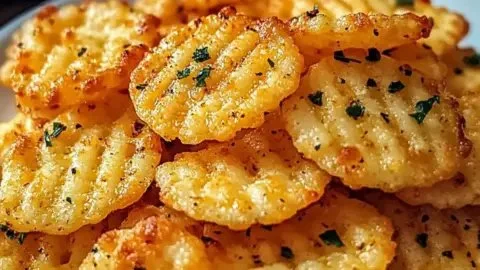 Cheesy Garlic Ritz Bits snacks for a delicious and easy treat.