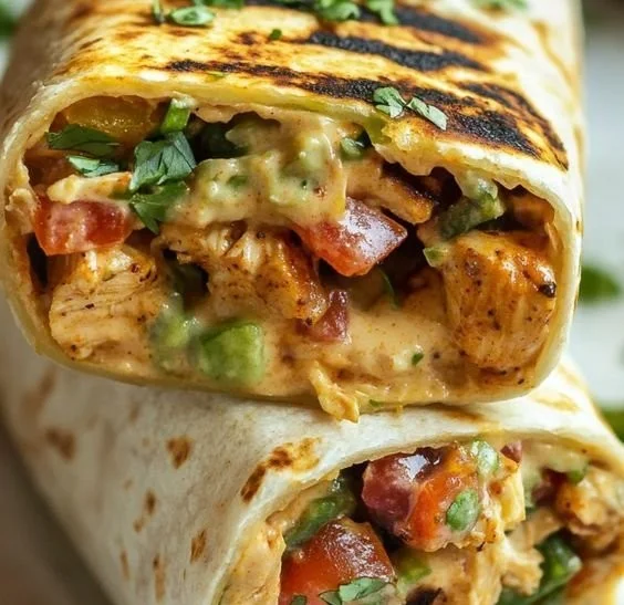 Chipotle Ranch Grilled Chicken Burrito