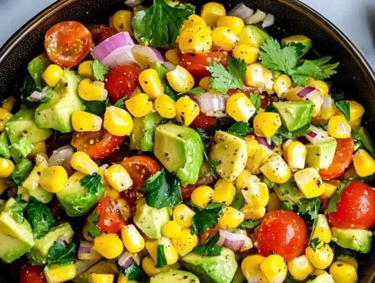 Corn Tomato Avocado Salad