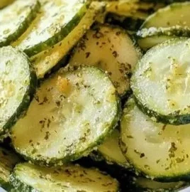 Crunchy ranch cucumber chips served as a healthy snack option