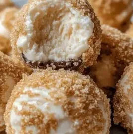 Delicious cheesecake protein balls on a white plate, healthy snack option.