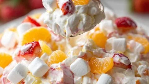 Easy Cottage Cheese Fluff Salad Recipe