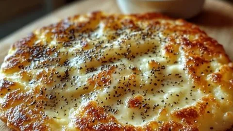 Easy Keto Cottage Cheese Flatbread for a Cheesy Snack Delight