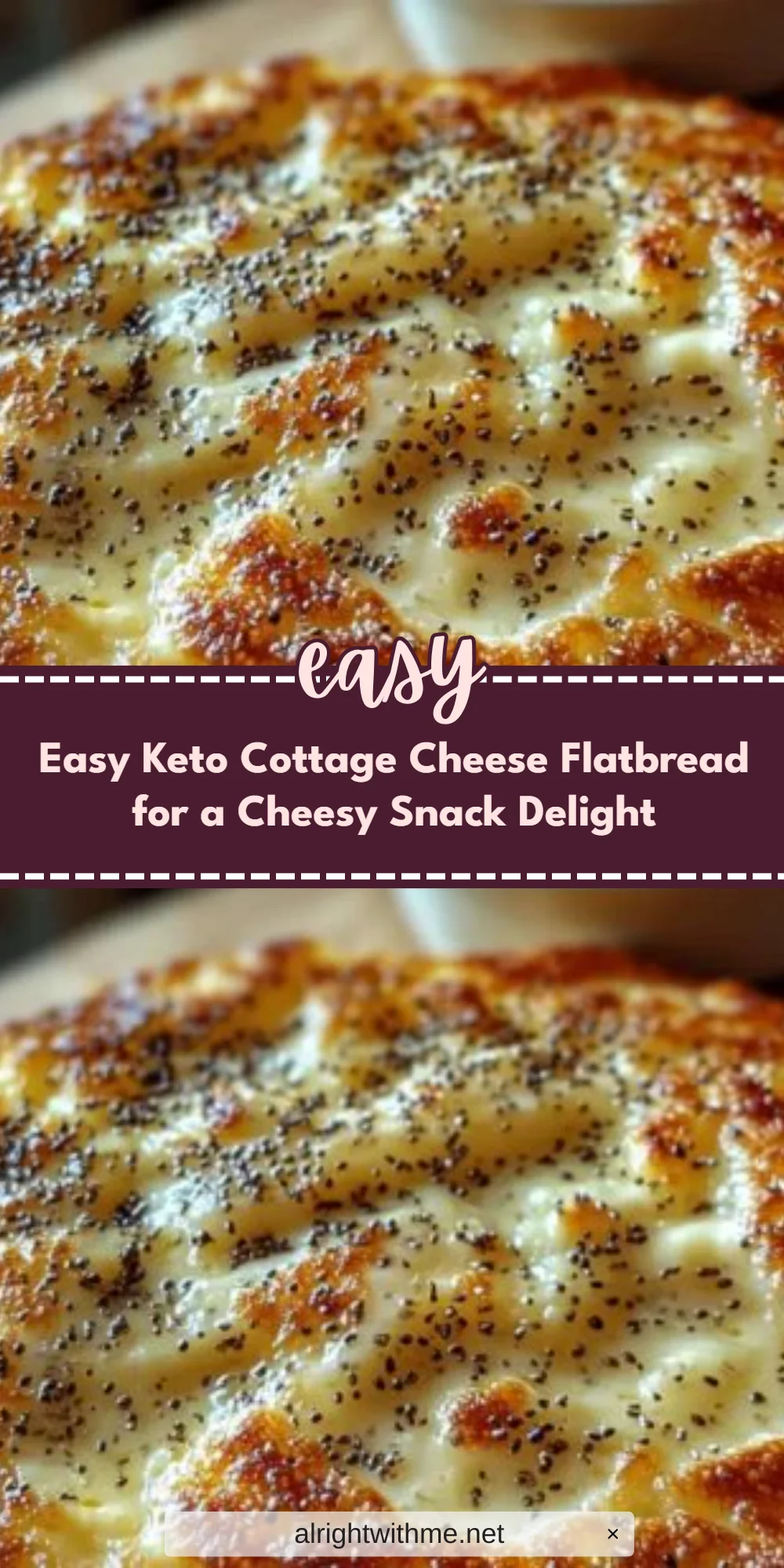 Easy Keto Cottage Cheese Flatbread for a Cheesy Snack Delight
