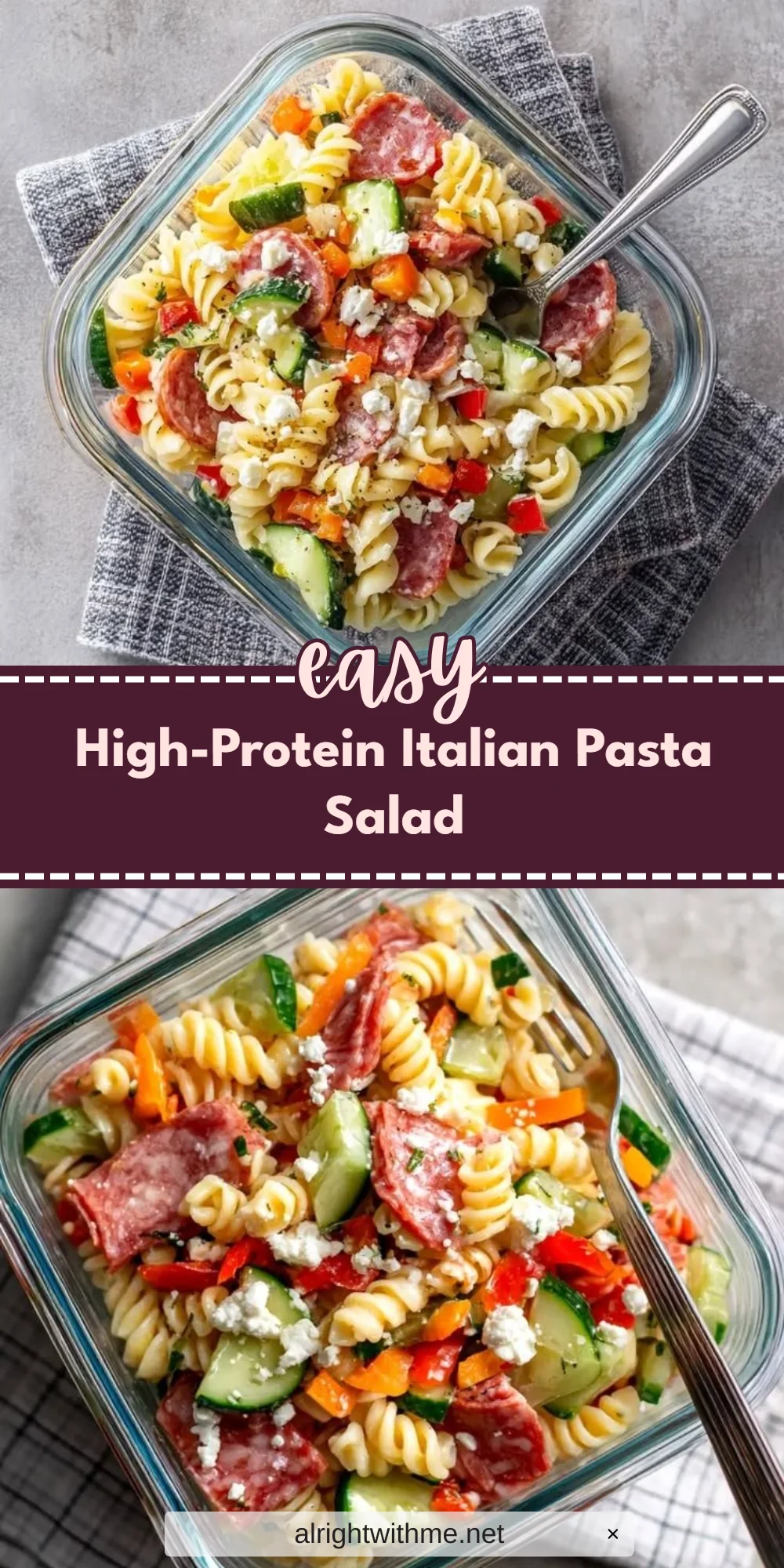High-Protein Italian Pasta Salad