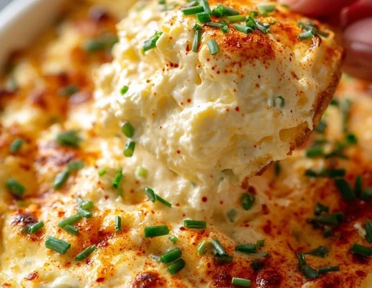 Delicious Humpty Dumpty Dip served in a bowl with crackers and vegetables