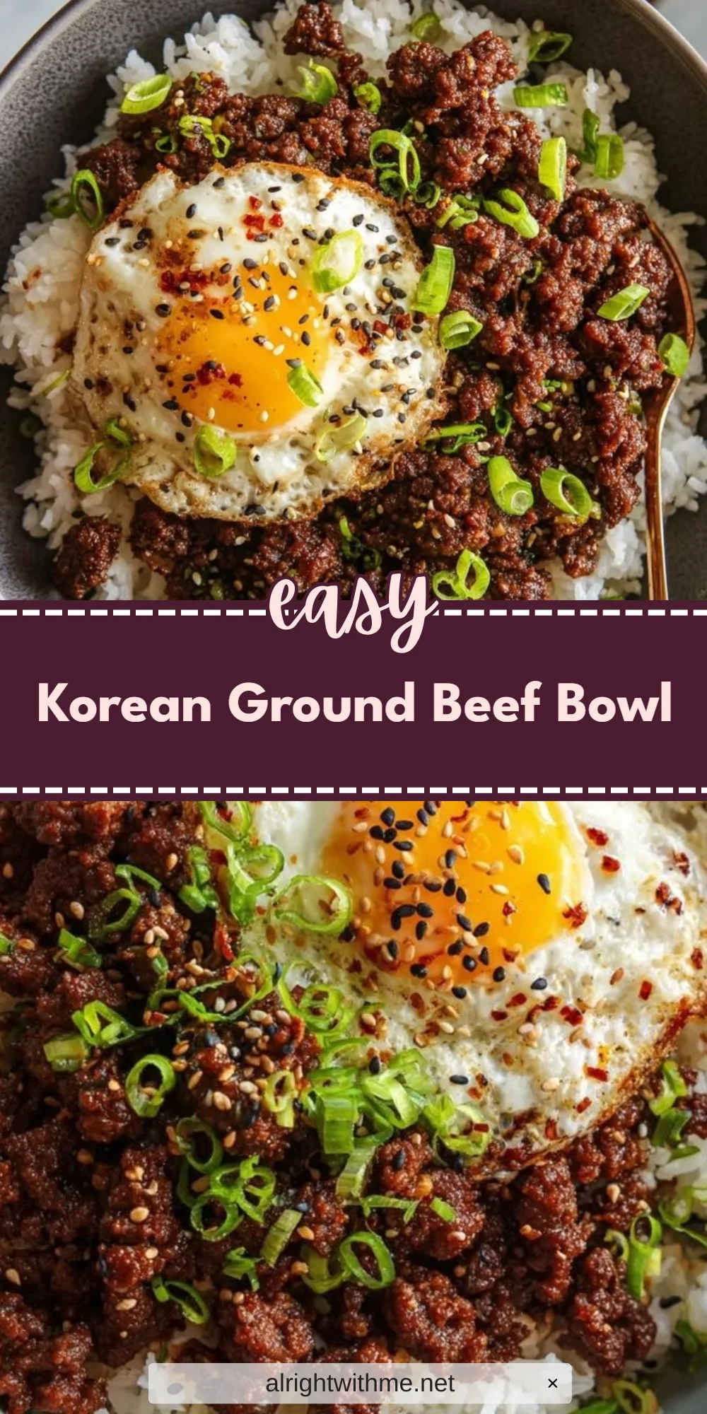 Korean Ground Beef Bowl