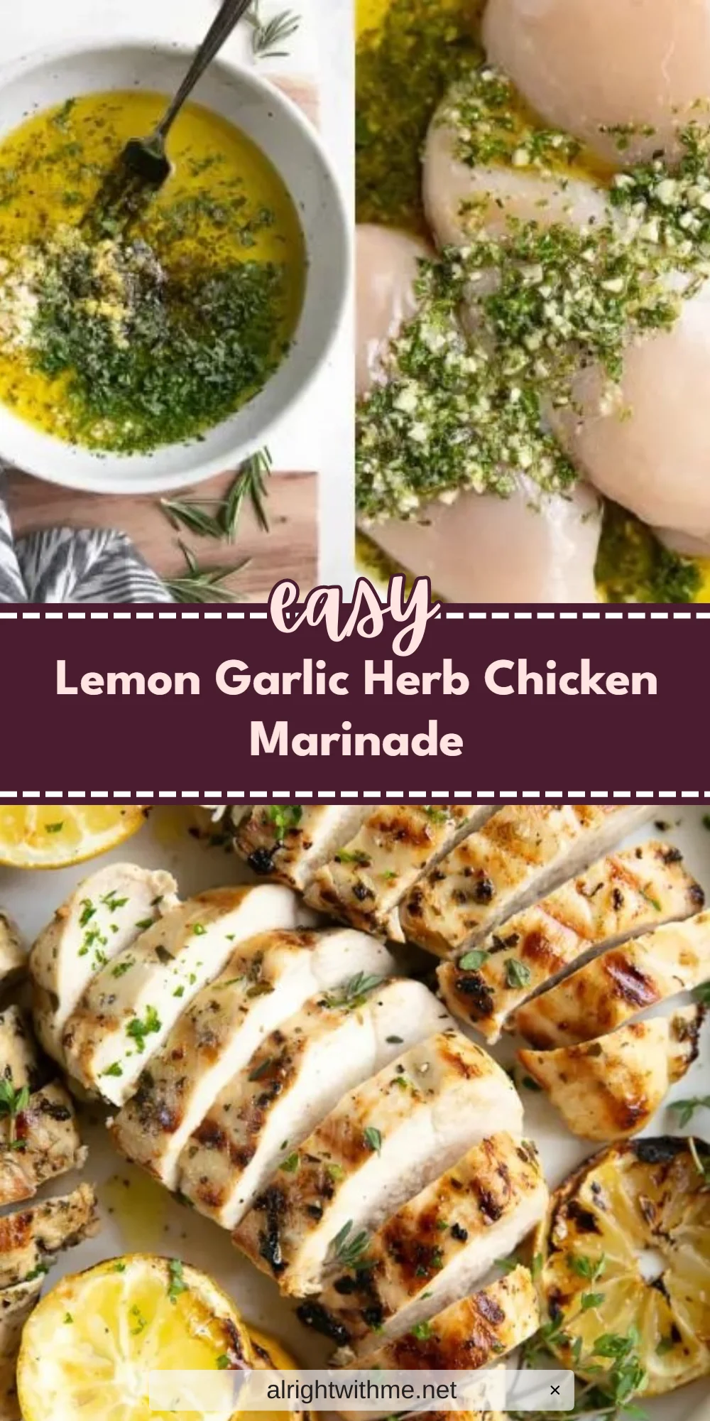Lemon Garlic Herb Chicken Marinade
