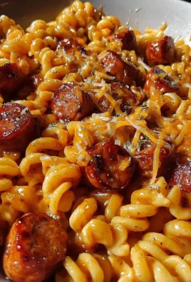 One-Pot Bold Honey BBQ Sausage Pasta with vibrant ingredients