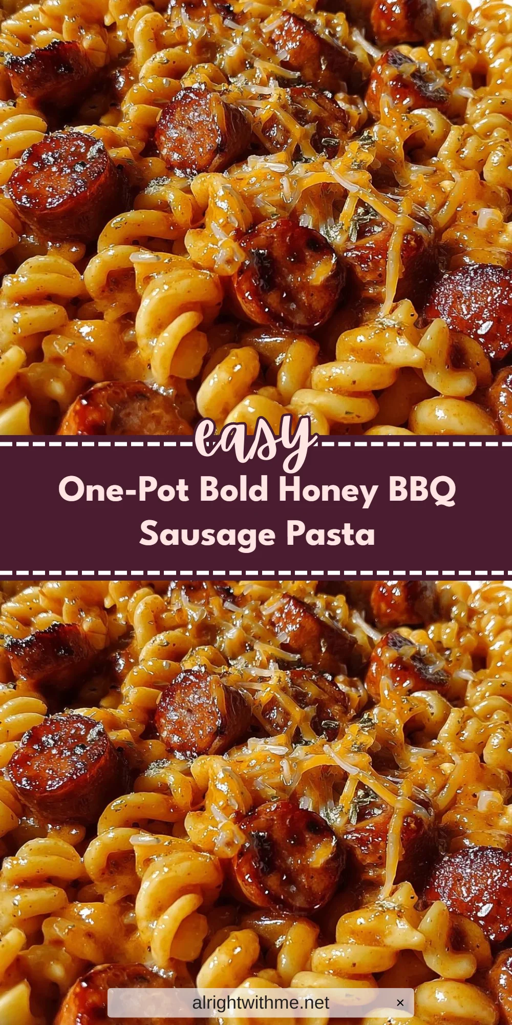 One-Pot Bold Honey BBQ Sausage Pasta
