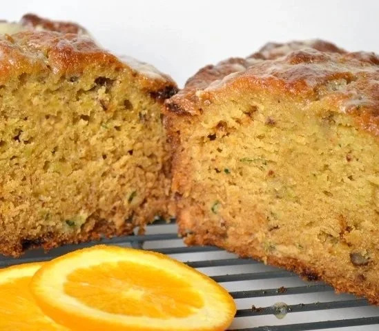 Orange Zucchini Bread Recipe (Whole Wheat & Honey Sweetened)