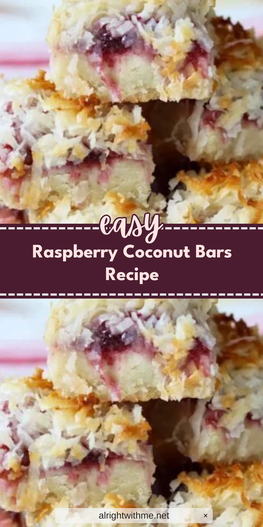 Raspberry Coconut Bars Recipe