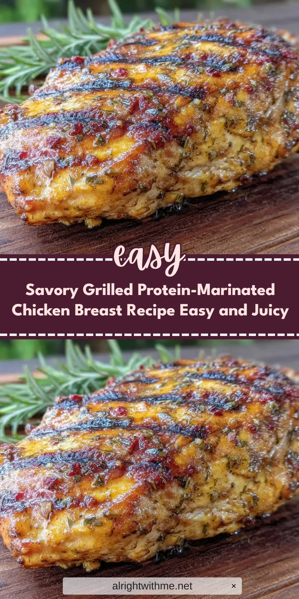 Savory Grilled Protein-Marinated Chicken Breast Recipe Easy and Juicy