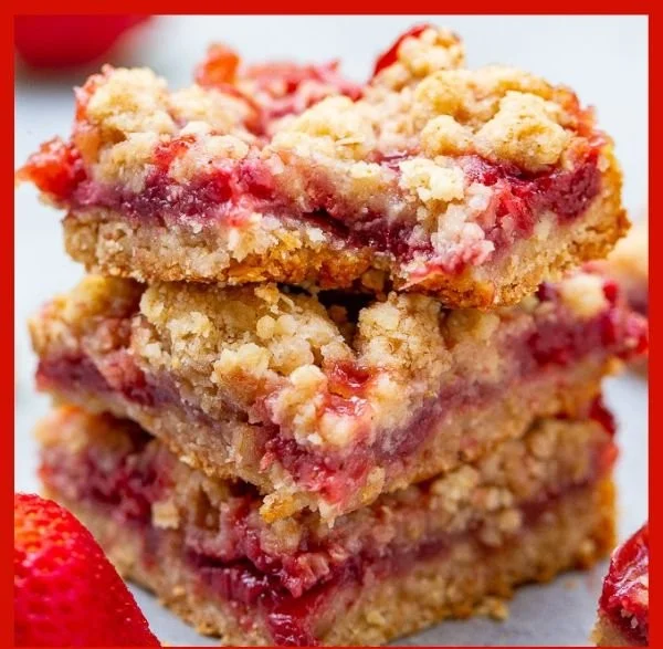 Strawberry Butter Bars